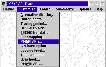 Customize/PMGPI APIs...