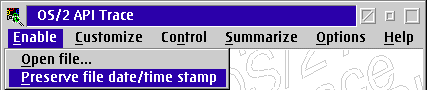 Enable/Preserve file date/time stamp