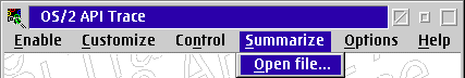 Summarize/Open file...