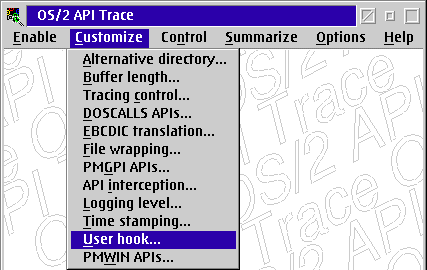 Customize/User hook...
